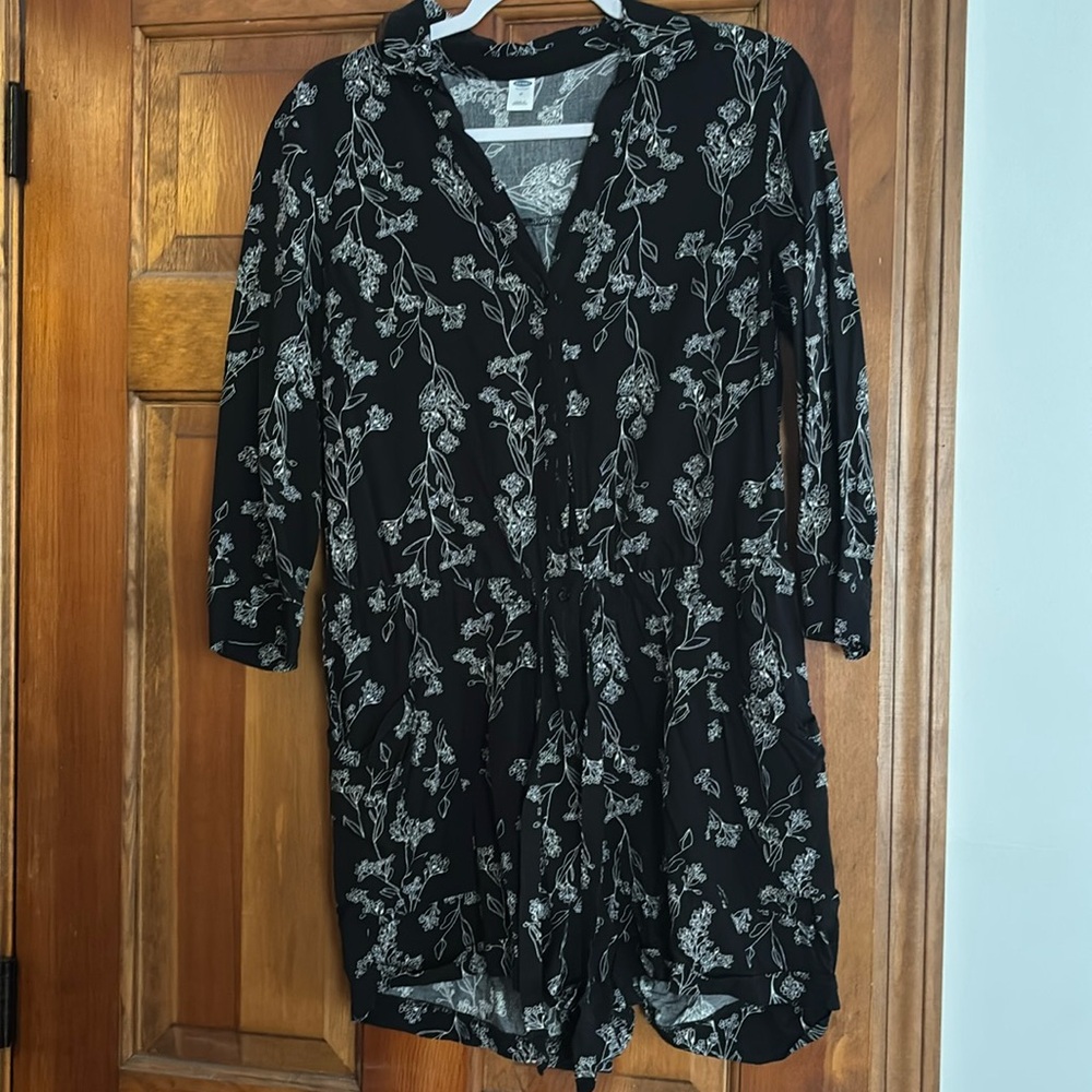 Floral Long Sleeve Romper